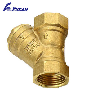 High pressure DN15-DN80 brass y strainer drain valve,strainer y filter