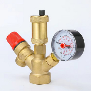 High  pressure relief valve  safety relief valves boiler Brass Safety  valve for water heater