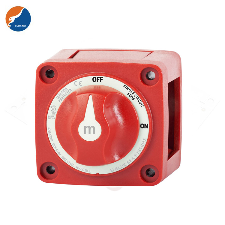 48V 300A Blue sea Battery Disconnect Switch Master Isolator Cut Off Kill Switch for Yacht RV Battery Marine Boat Car