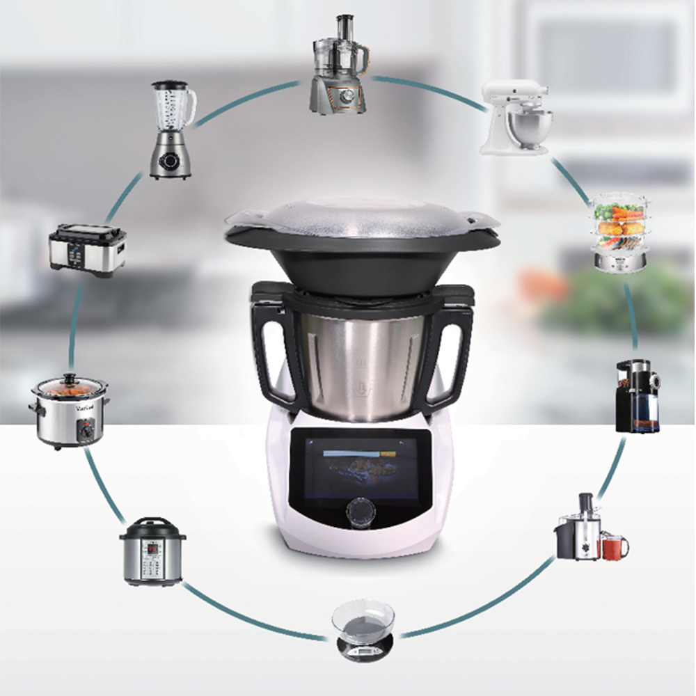 Multi-functional cooker cooking robot restaurant professional high performance automatic Food Processor with colored screen