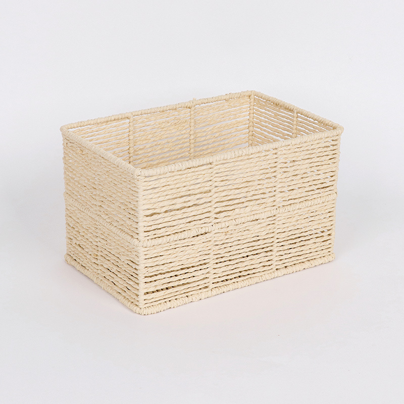 Wholesale picnic basket under shelf storage basket hand other storage boxes&bins paper rope basket