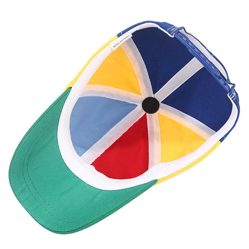 New design Child Adjustable Propeller Ball Baseball Cap Dragonfly Top Multi Color Patchwork Funny cap for kids