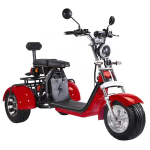 Best electric off road 3 wheel tricycle scooter adult motorcycle tricycles 3000w triciclo three wheels scooter 2000w citycoco