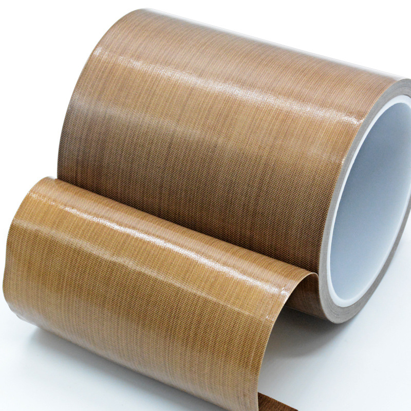 Wholesale Ptfe Coating Adhesive Silicone Tape Fiberglass Tefloning Adhesive Tape For Continuous Seal