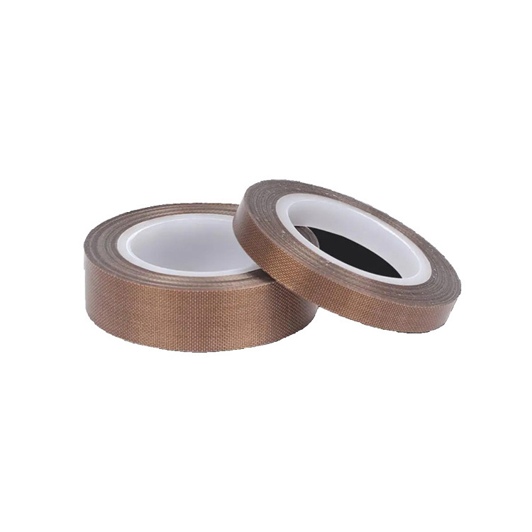 High Temperature Resistant Ptfe Coating Fiberglass Silicone Tefloning Adhesive Tape For Sealing Machine