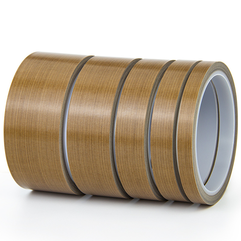 Wholesale Ptfe Coating Adhesive Silicone Tape Fiberglass Tefloning Adhesive Tape For Continuous Seal