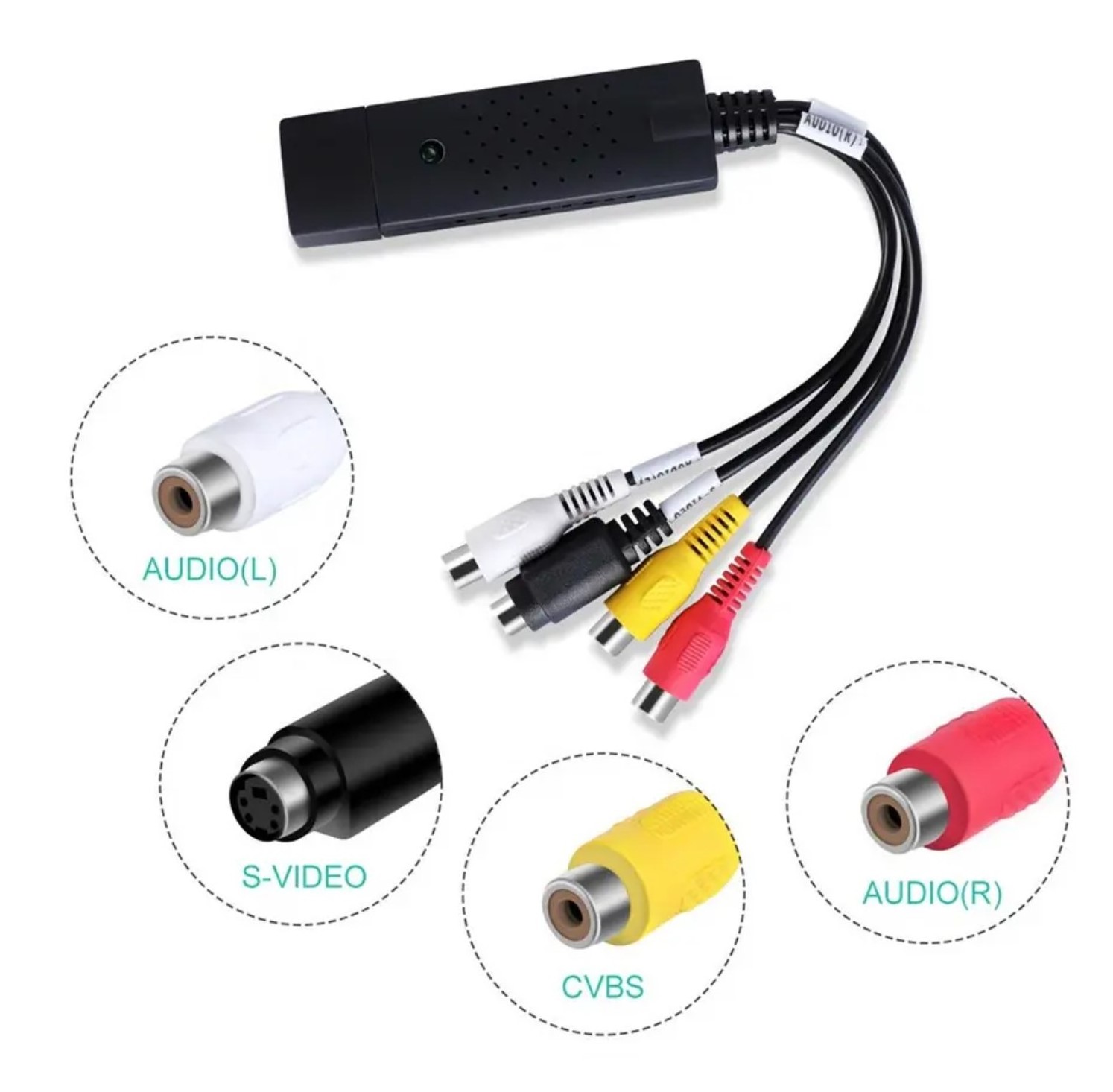 USB 2.0 VHS To DVD Converter Convert Analog Video To Digital Format Audio Video DVD VHS Record Capture Card quality PC adapter