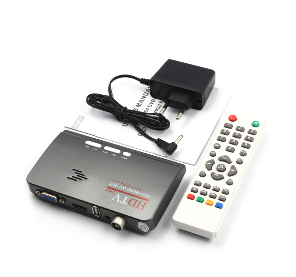 DVB-T/DVB-T2 T BV Set-top box digital version receiver Terrestrial HDTV 1080P Tuner Receiver