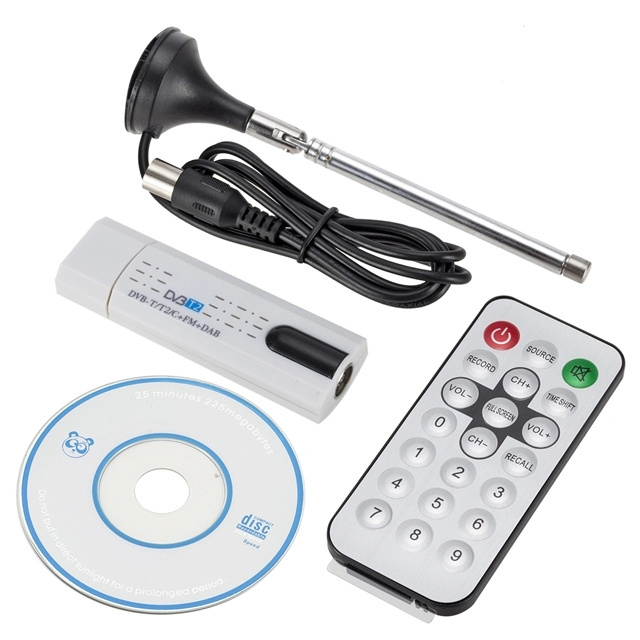 Wholesale hot mini tv stick with 1080p 60Hz  control dvbt dvbt2 C+FM+DAB