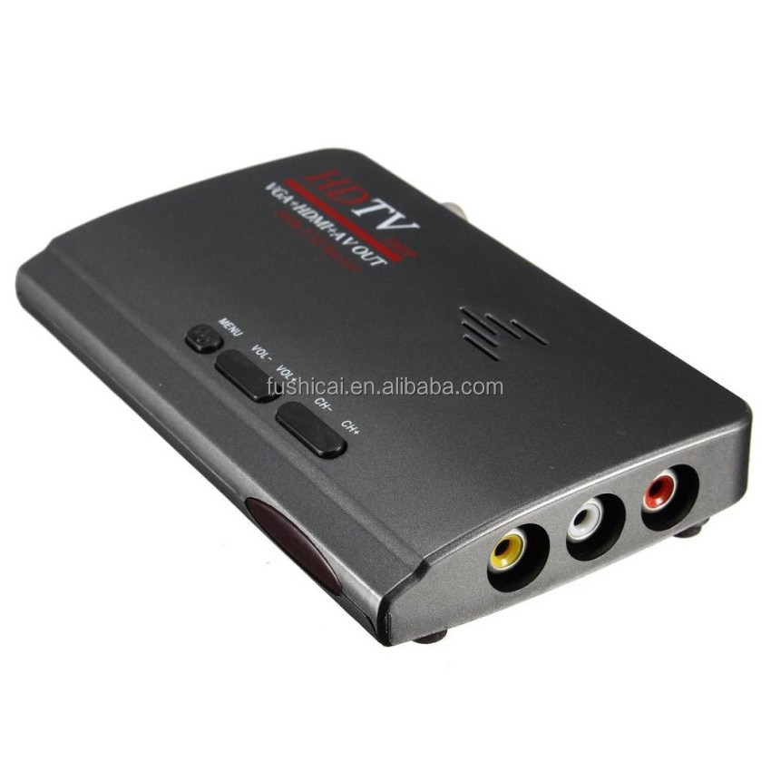 Mini FTA VGA DVB-T2 Set-Top Box 1080P Full HD TV Receiver for DVB-T2