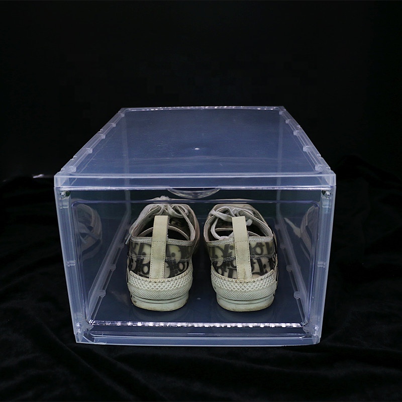 Plastic Shoe Box Transparent Customized High-quality Factory Produces Wholesale Compression Resistant Waterproof Sneaker Box