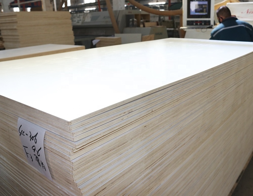 4x8 melamine paper laminated plywood 18mm thick  melamine laminate plywood sheet price