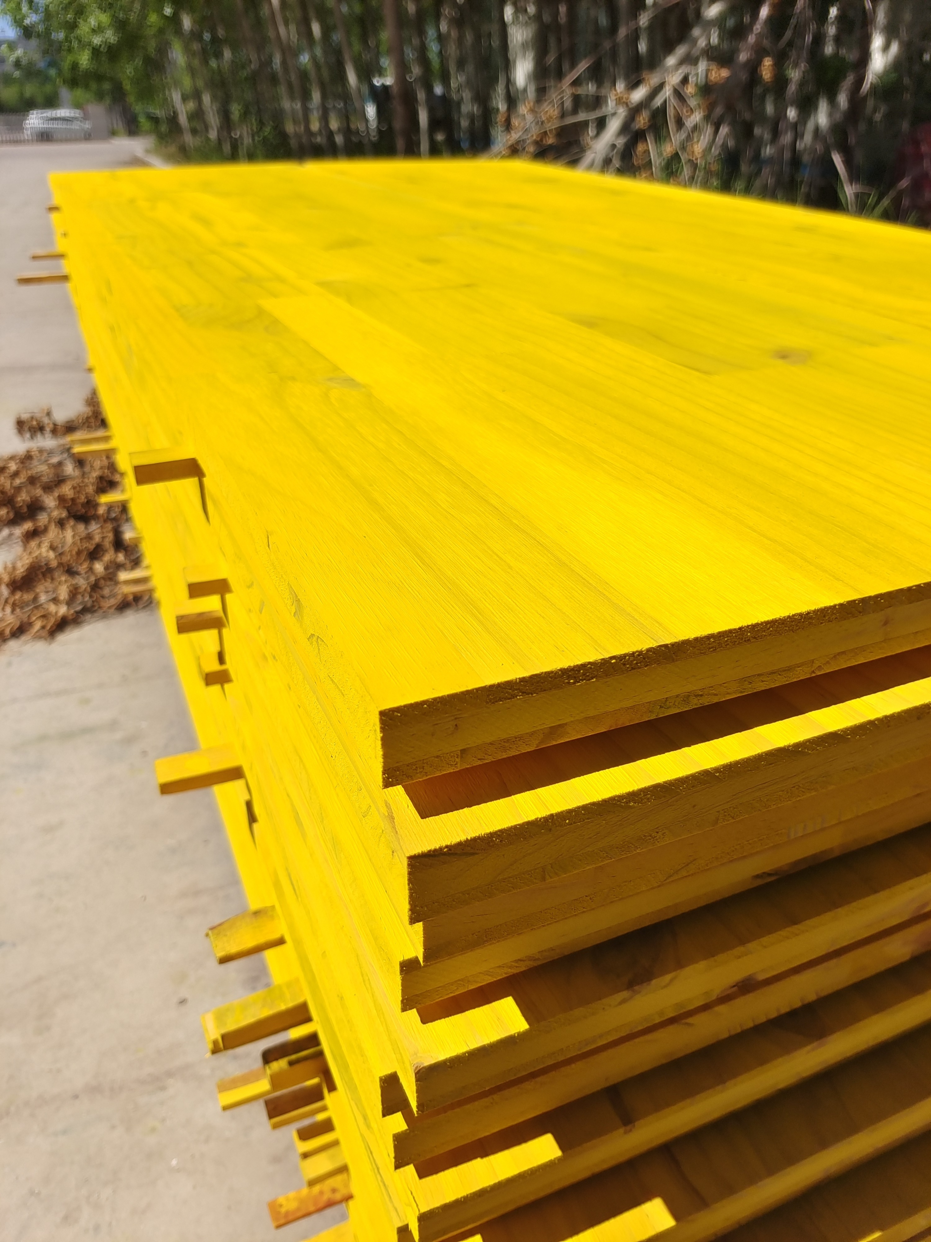 27 mm X 500 mm X 2000 mm / 2500 mm / 3000 mm Three Panels Shutting Plywood For Construction Made In China For Sale