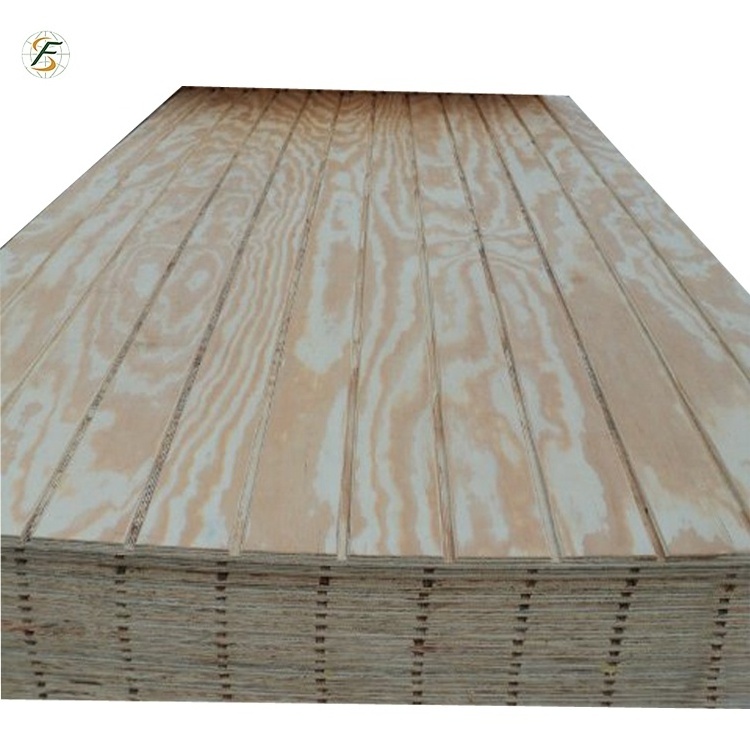 1220*2440*15mm ACQ treated T1-11  plywood Pine plywood for house building