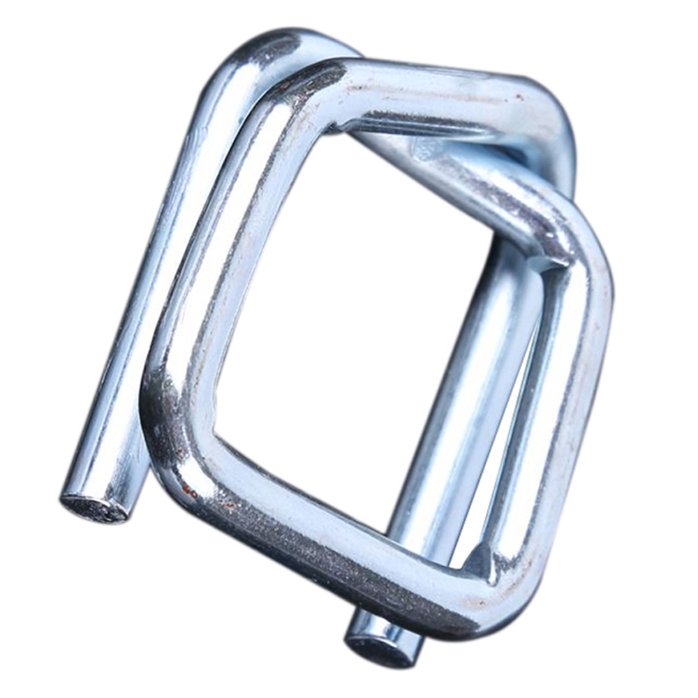 Composite Strapping Buckles 32mm Galvanized Coated Wire Buckle Cord Strap  PP PET Woven Straps Steel Wire Clips