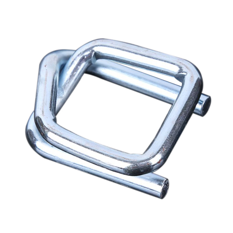 Composite Strapping Buckles 32mm Galvanized Coated Wire Buckle Cord Strap  PP PET Woven Straps Steel Wire Clips