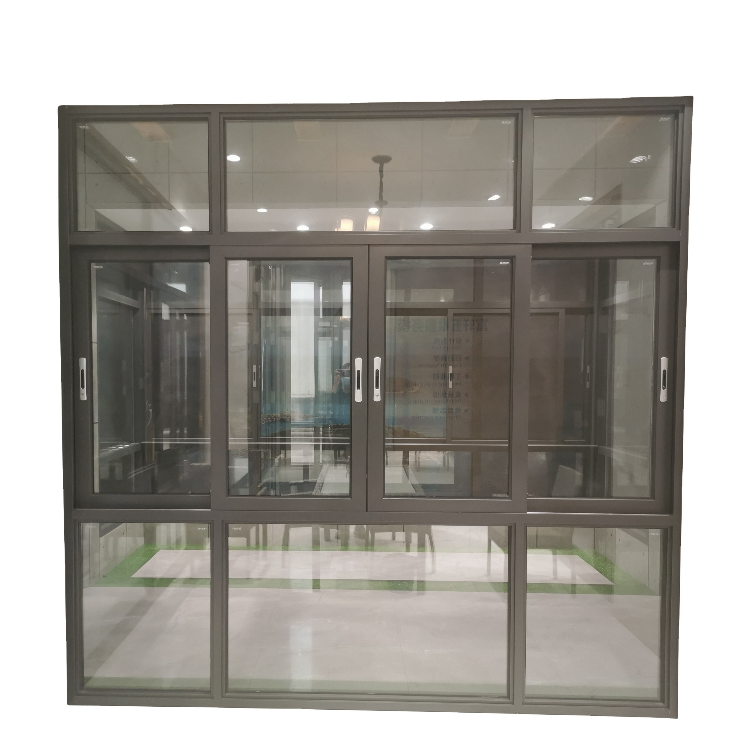 Fuson Oem Wholesale Custom Doors And Windows Fenster School Aluminium Sliding Window Residential Building Slide Hung Windows