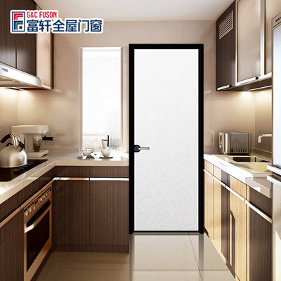 Fuson Factory 24 Inches Exterior Doors American Standard Impact Glass Hinged Doors Hurricane Proof Tempered French Door