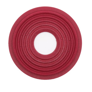 round high quality Red color subwoofer phenol treatment damper spider