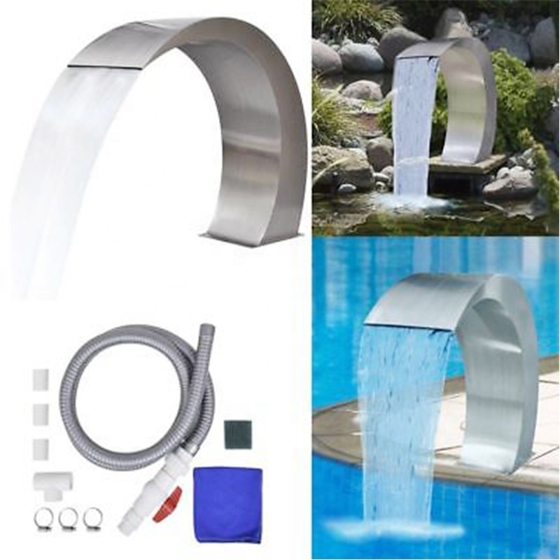 Massage Spa Shower Stainless Steel Water Curtain Waterfall For Swimming Pool