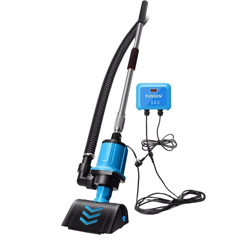 Manual fish pond cleaner handheld suction pond vacuum cleaner machine