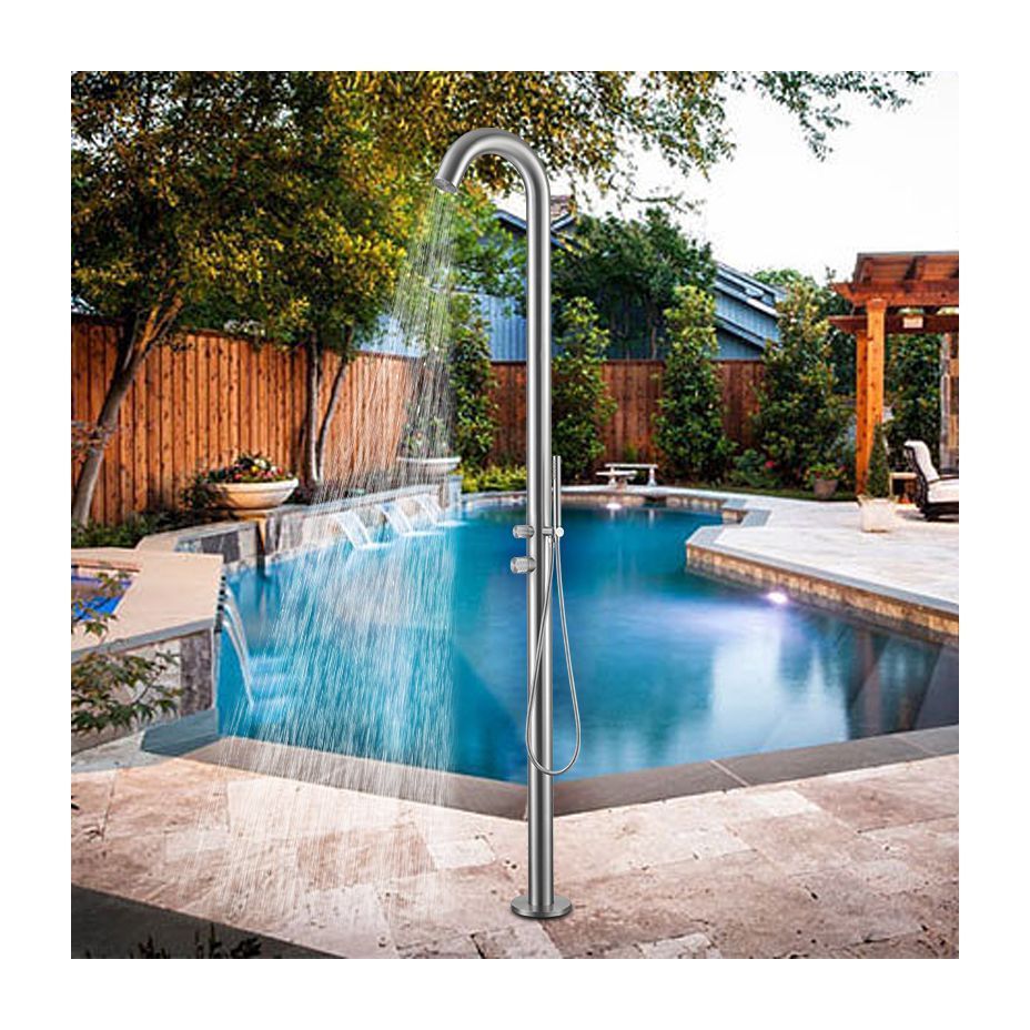 High Quality outdoor stainless steel 316L shower floor outdoor shower column for swimming pool