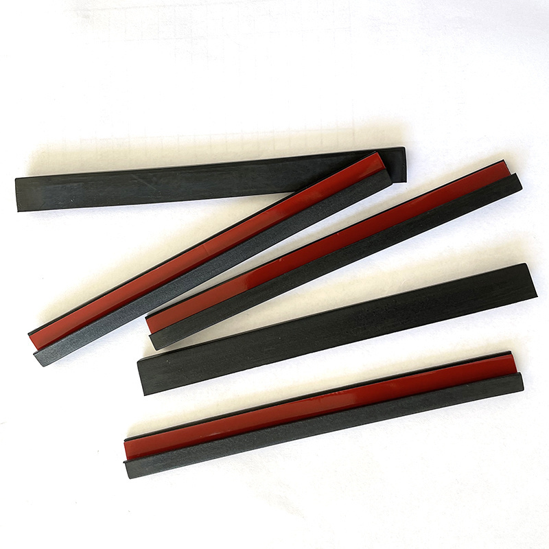 Custom all kinds shape deceleration u shape  rubber cover sleeve adhesive pvc rubber weather seal strip for glass car bumper