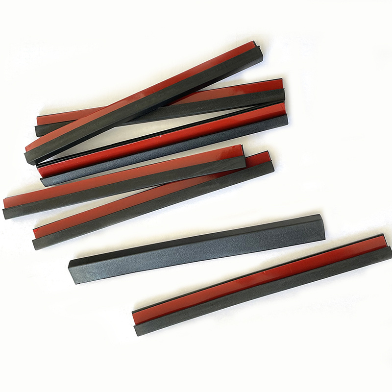 Custom all kinds shape deceleration u shape  rubber cover sleeve adhesive pvc rubber weather seal strip for glass car bumper