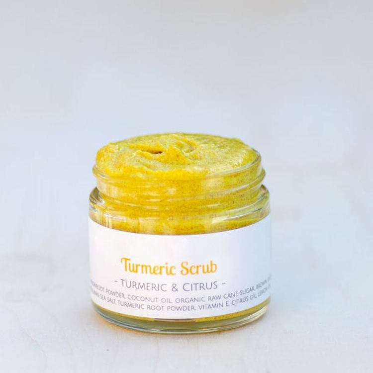 Private Label Exfoliating Hydrating Turmeric Body Scrub Face Scrub Foot Scrub Dead Skin Remover Body Exfoliator with Collagen