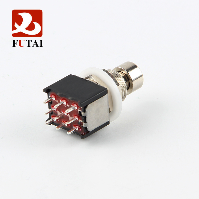 3PDT 9Pin PCB Terminal Foot Switch