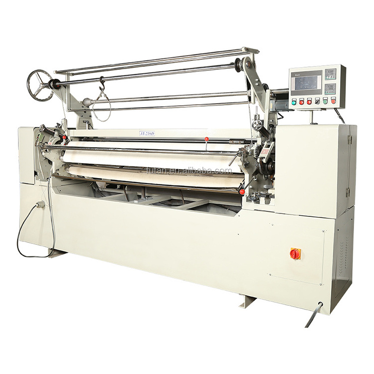 9kw heater power shrinking fabric sunray pleating machine