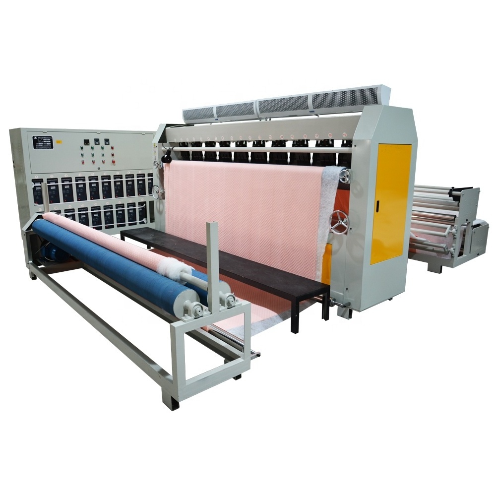 Full automatic Computerized ultrasonic quilting designs embroidery machine garment machine mattress manufacturing machine