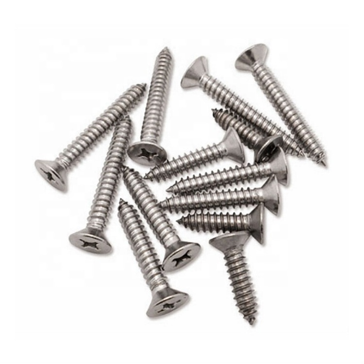 Stainless Steel Screw M3 M4 M5 M6 Flat Truss Head Self Tapping Screw flat head cross Self-tapping screw