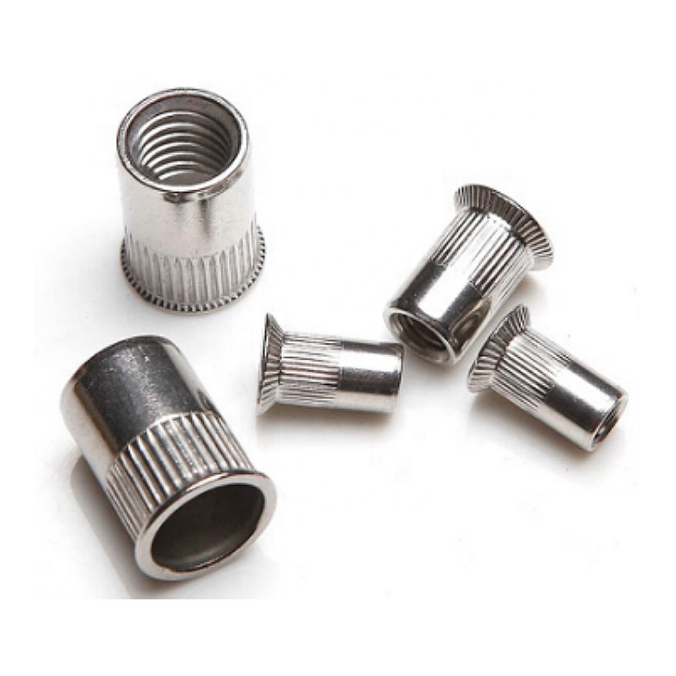 Custom M3-M16 Stainless Steel Rivet Nuts Aluminium Flat Head Blind m8 Countersunk Rivet Nut