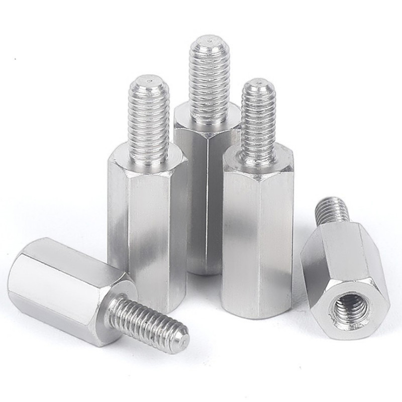 China manufacturer metal stainless steel pcb round threaded spacer m2 m3 m4 m5 hex standoff bolt screws aluminum standoff spacer