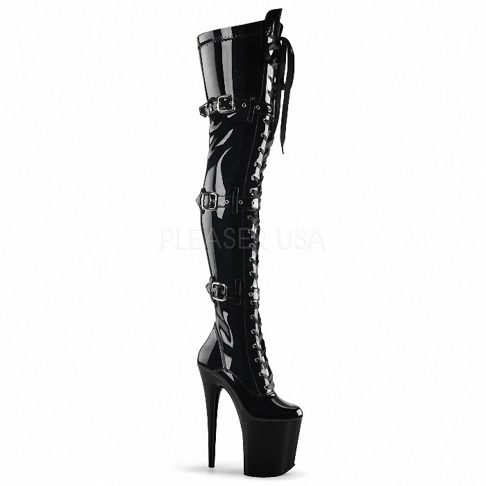 New Tacones Mujer Talons Chaussures Femmes 20cm Mature Sexy Women Thigh High Heel Shoes Over The Knee Boots For ladies