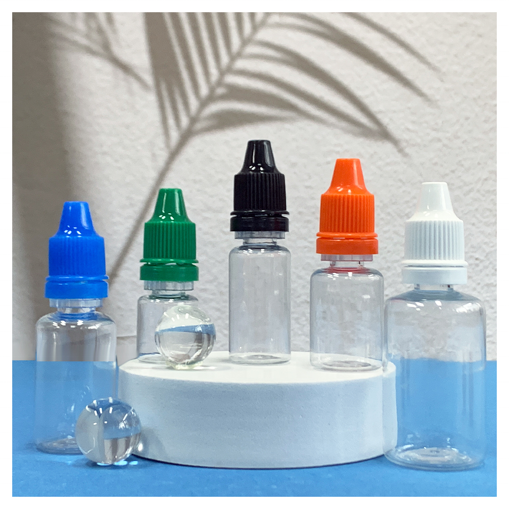 5g 10g 15g Empty Dropper Bottle Plastic PET Squeeze Bottles For Glue Container