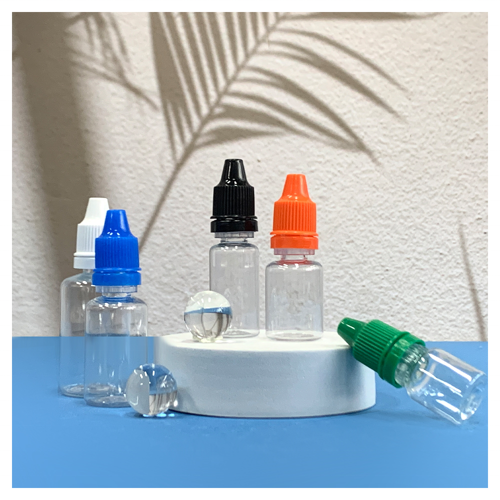 5g 10g 15g Empty Dropper Bottle Plastic PET Squeeze Bottles For Glue Container