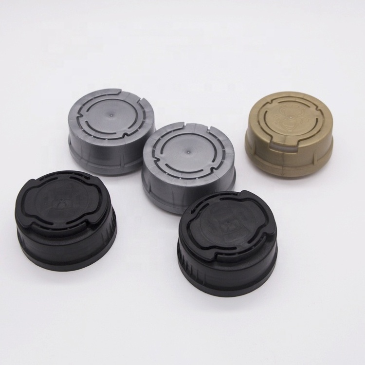 Plastic cap manufacturer custom 36/38/40/42/47/50 mm engine oil bottle lids lube bottle spout caps