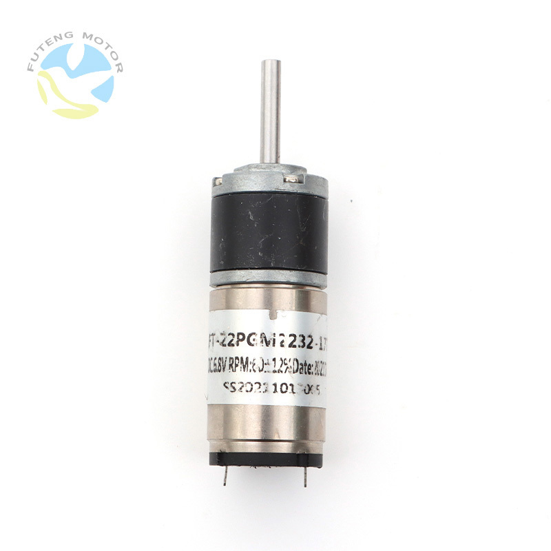 Futeng Motor 22mm Small Size High Torque DC Planetary Geared Reducer Motor Suitable for Electric curtains  Low Noise Version.