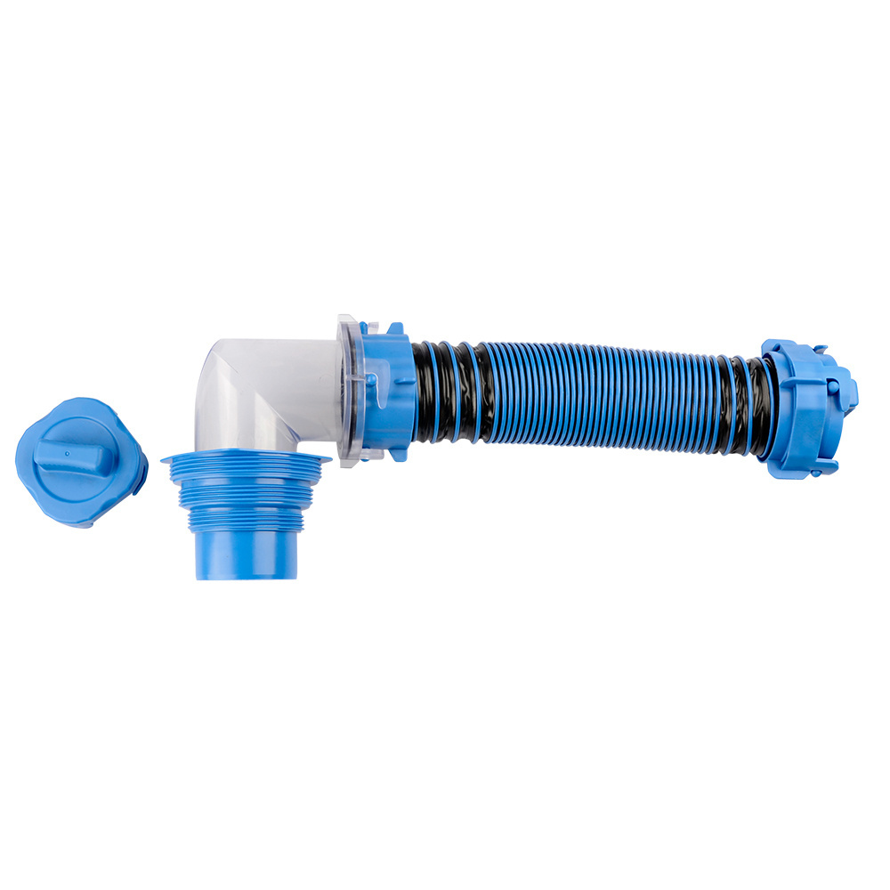 RV Sewer Hose Kits 20FT include Fitting Elbow, Storage Cover,90 Degree Clearview Sewer Adapter