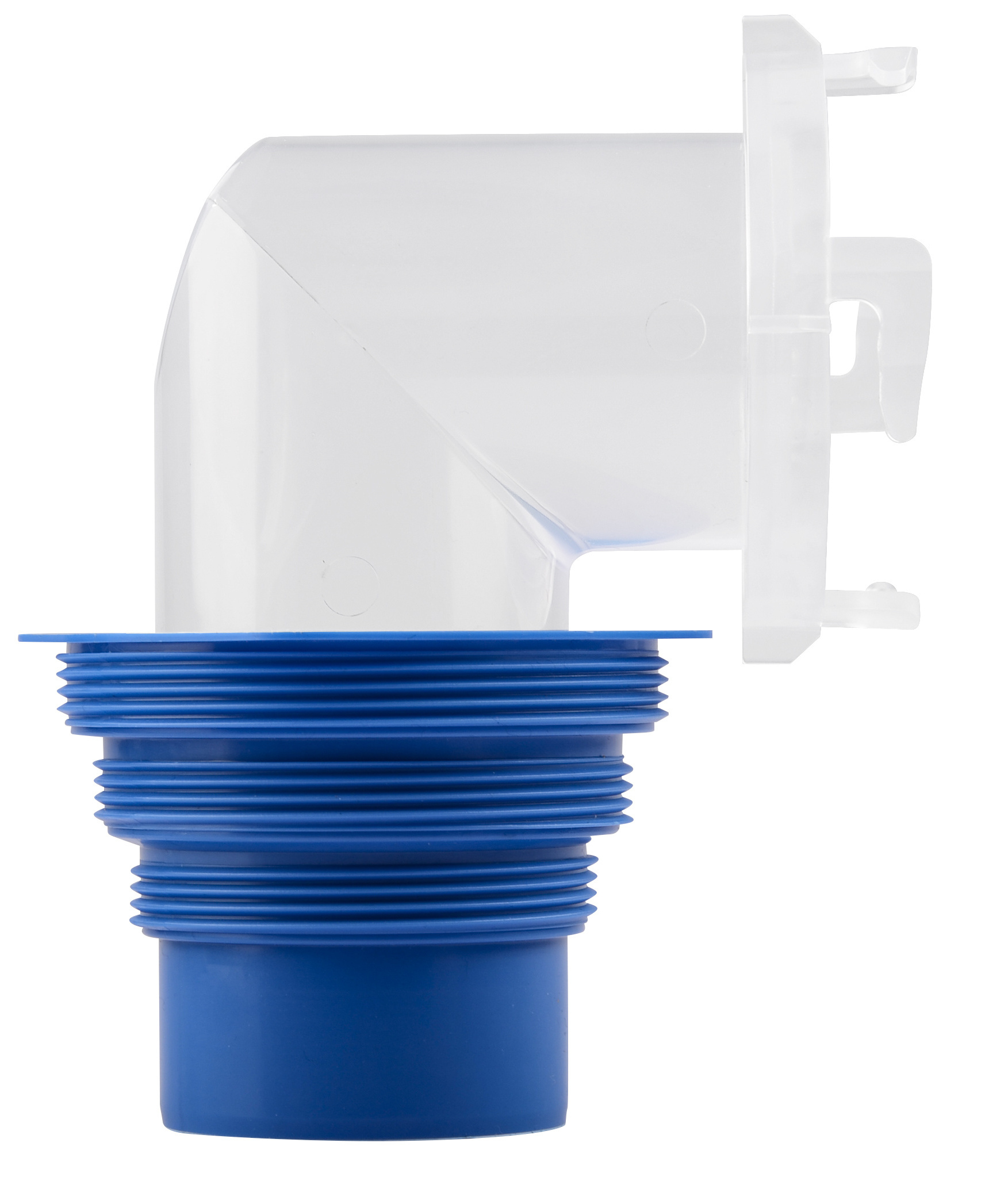 RV Clear 90 degree Sewer Hose Swivel Fitting for camper