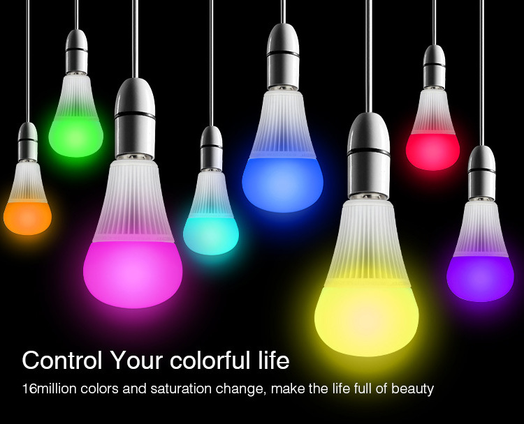 RGB CCT LED Light Bulb FUT012 Color Changing 9W E26 E27 B22 Screw Base RGBW Flood Light Bulb Milight Factory MiBoxer Bombillas