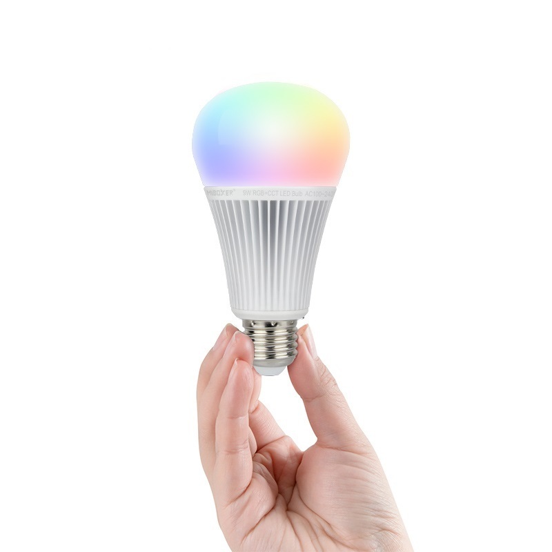 RGB CCT LED Light Bulb FUT012 Color Changing 9W E26 E27 B22 Screw Base RGBW Flood Light Bulb Milight Factory MiBoxer Bombillas