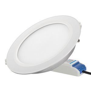 Milight Factory Ultra-thin Round LED Recessed Ceiling Panel Down Light Lamp 1100 Lumens 12W Home Office Commercial Lighting