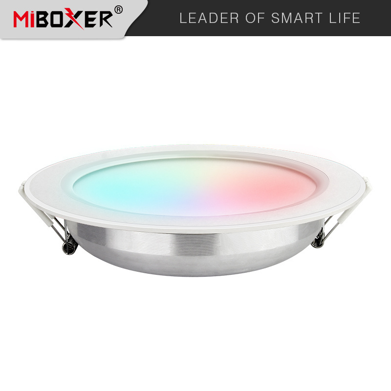 Milight Factory Ultra-thin Round LED Recessed Ceiling Panel Down Light Lamp 1100 Lumens 12W Home Office Commercial Lighting