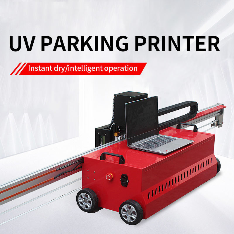 Automatic Large Wall Inkjet Uv Floor Printer Equipment 3d Smart Parking Space Color Painting Machine Garage Ground Graffiti