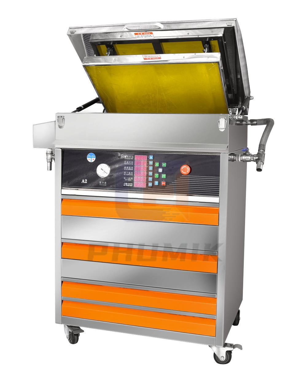 Photopolymer Pad Print and Flexo Plate Making Machine with Screen Drying Cabinet and Exposure Unit Photopolymer Pad Print Plate