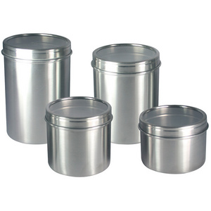 Creatives Stainless Steel  Food Storage Canister Jar Kitchen Metal Canisters Storage Bottles Coffee Sugar Tea Seasoning Jar