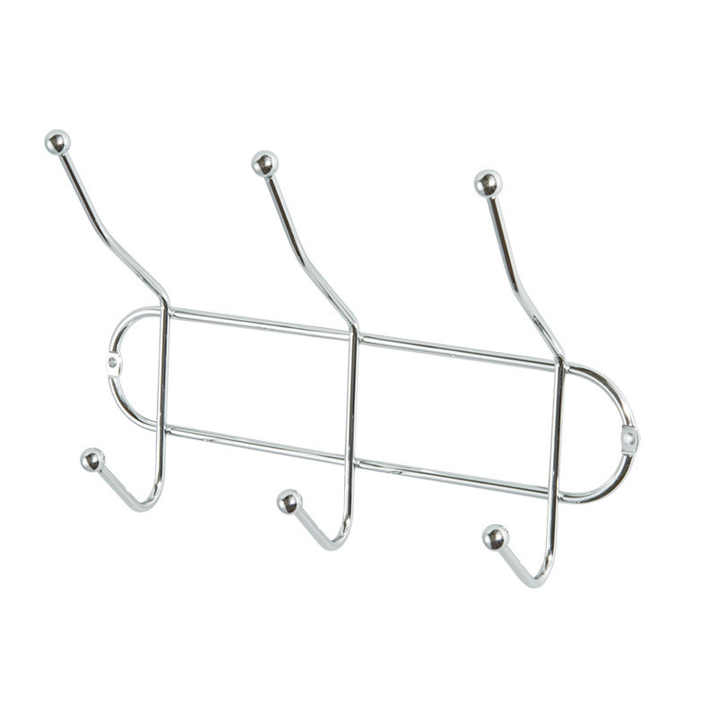 Wall Mounted Hooks Iron Wire Rack Wall Hanger with 6 8 10 12 Hooks Design Coat Towel Rail Hook for Foyer  Hallways and Bedrooms